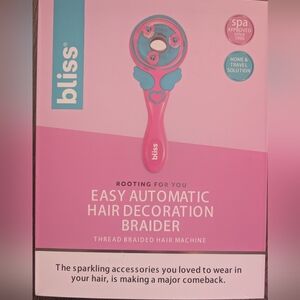 bliss Easy Automatic Hair Decoration Braider - Pink & Teal - Hair wrap tool